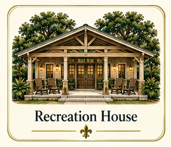 Explore Recreation House at Poche Plantation — illustrated amenity guide